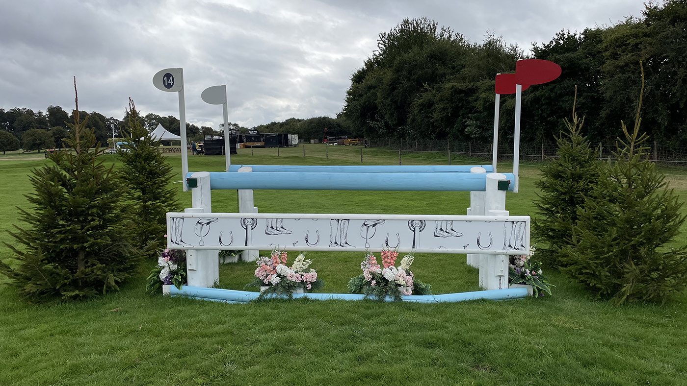 Burghley Horse Trials cross-country course fence 14