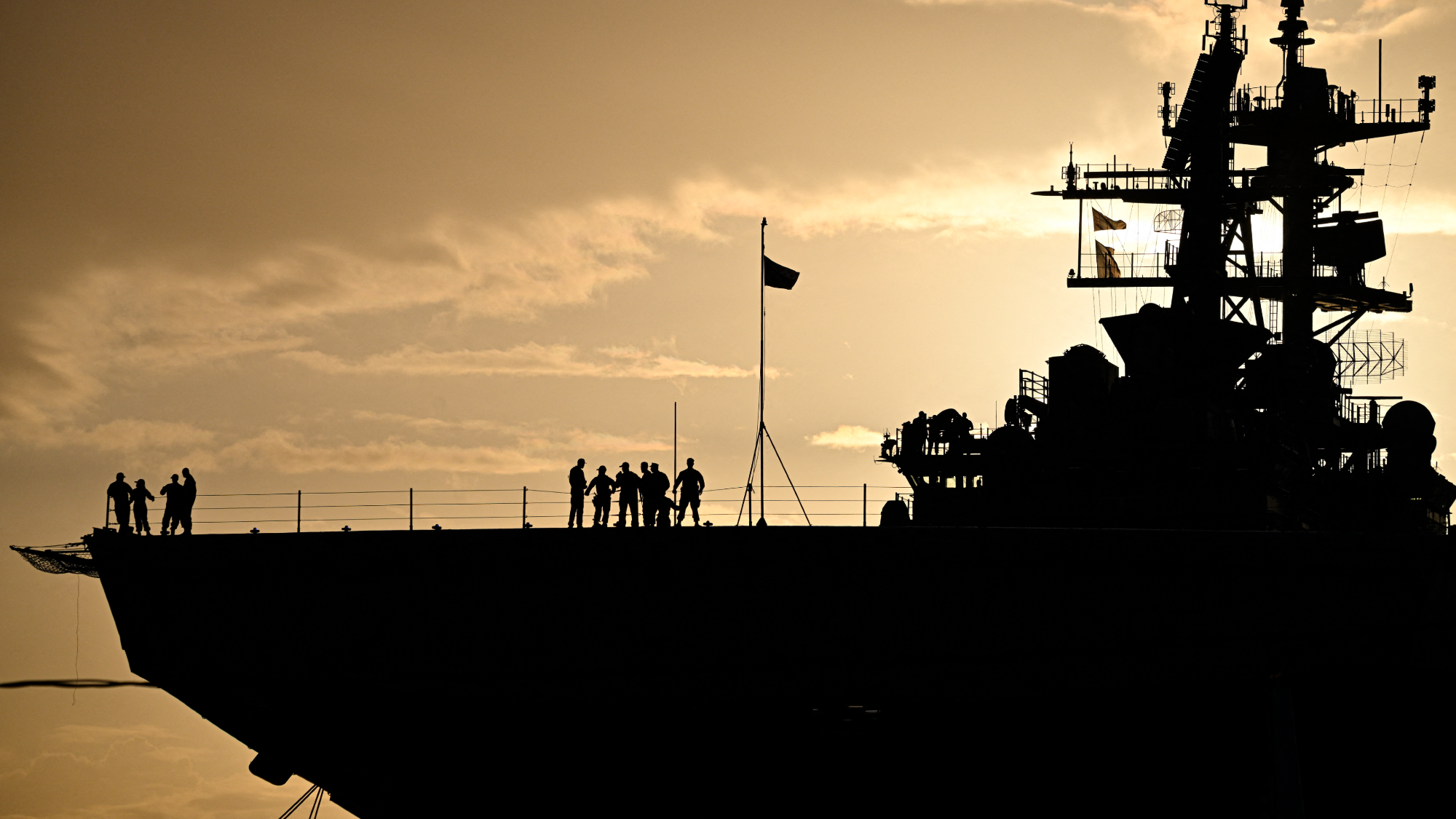 U.S. Navy ship off Puerto Rico