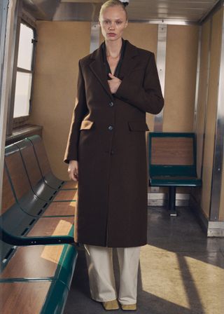 Structured Wool Coat - Women | Mango Usa