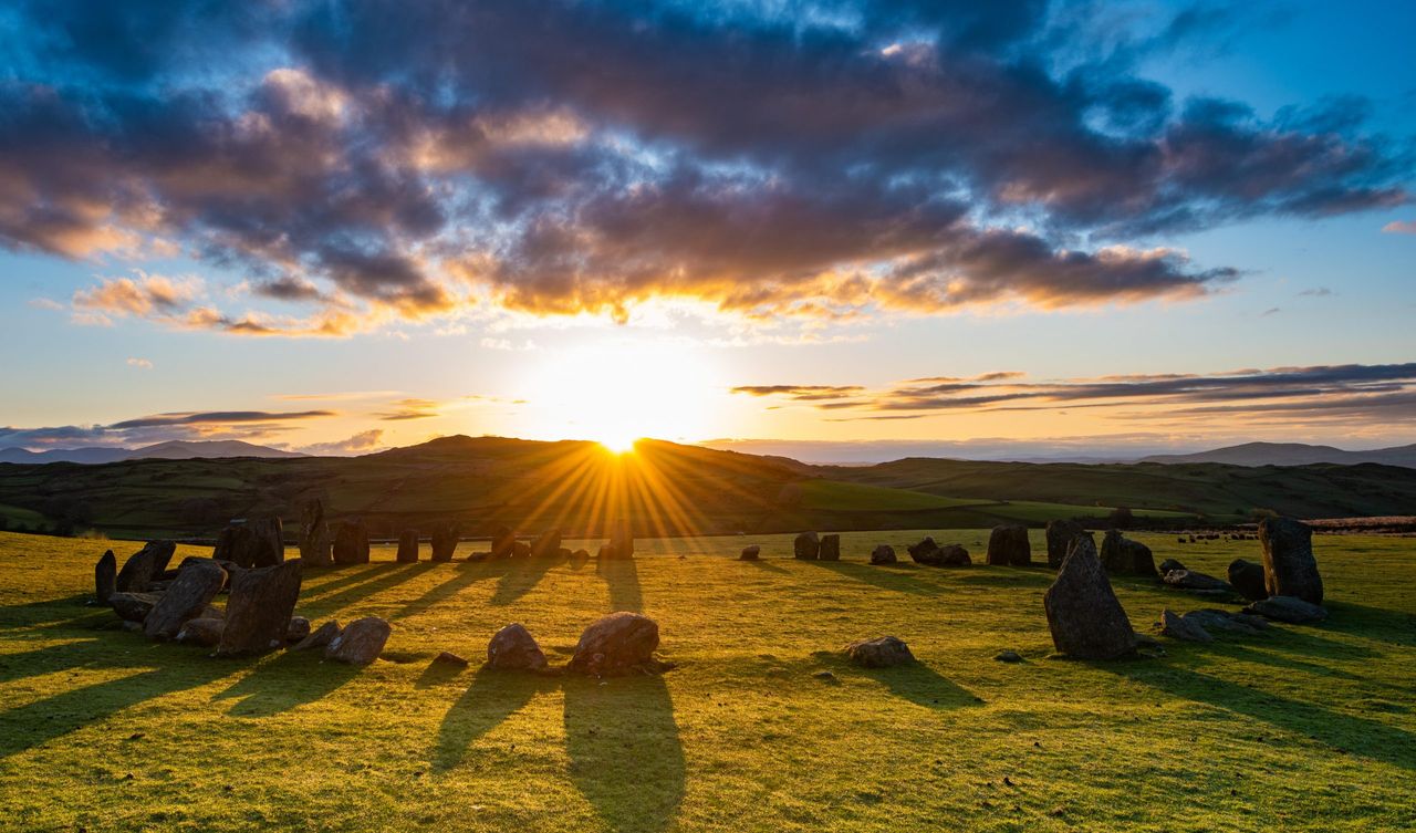 Sunkenkirk Stone Circle at Swinside, The Lakes.