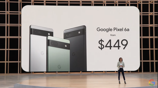 Google's Pixel 6a revealed on stage at Google I/O 22