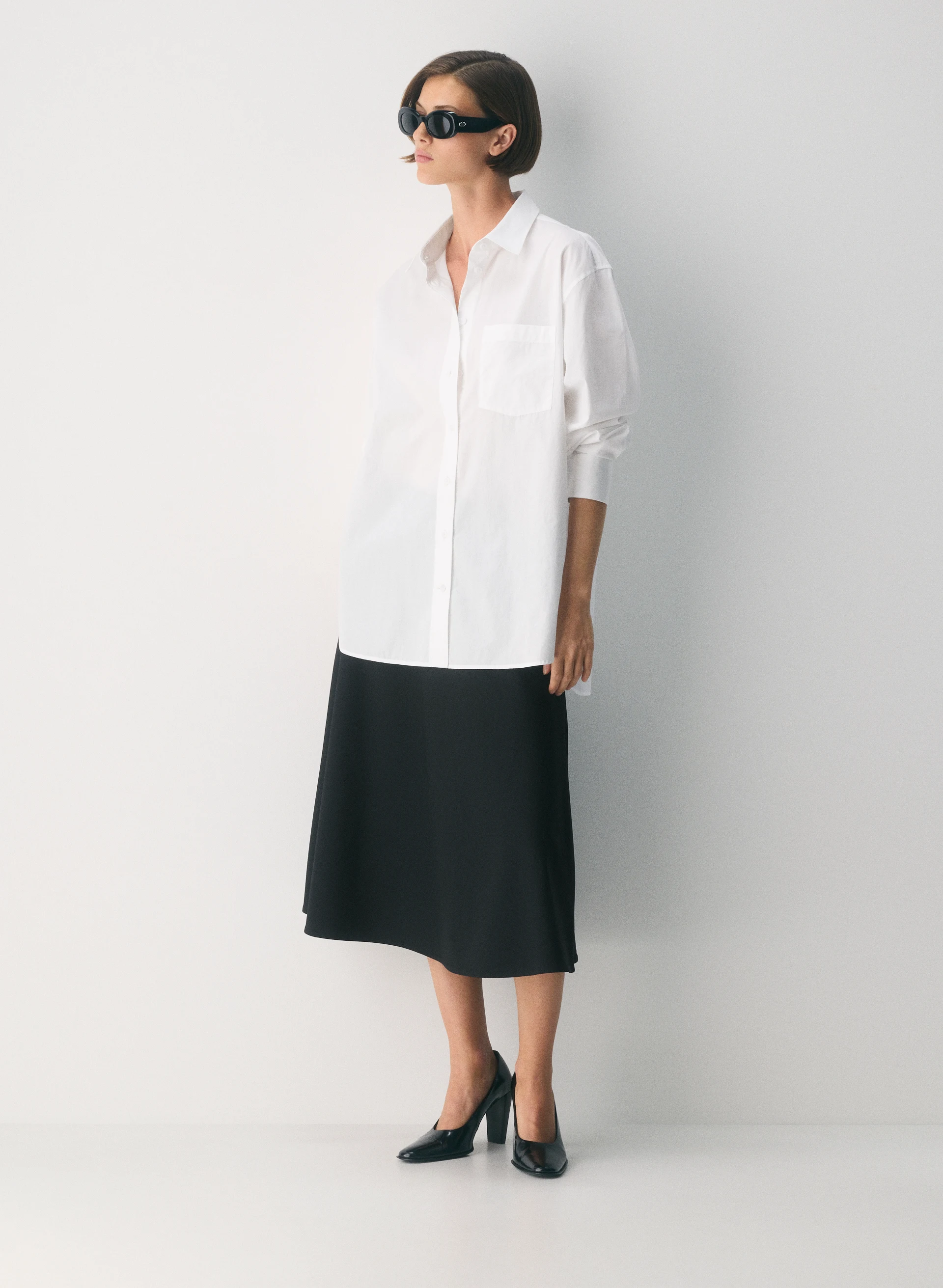 Outro Oversized Poplin Shirt