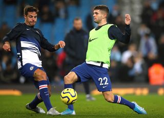 Chelsea’s Cesar Azpilicueta (left) and Christian Pulisic have recovered from hamstring problems