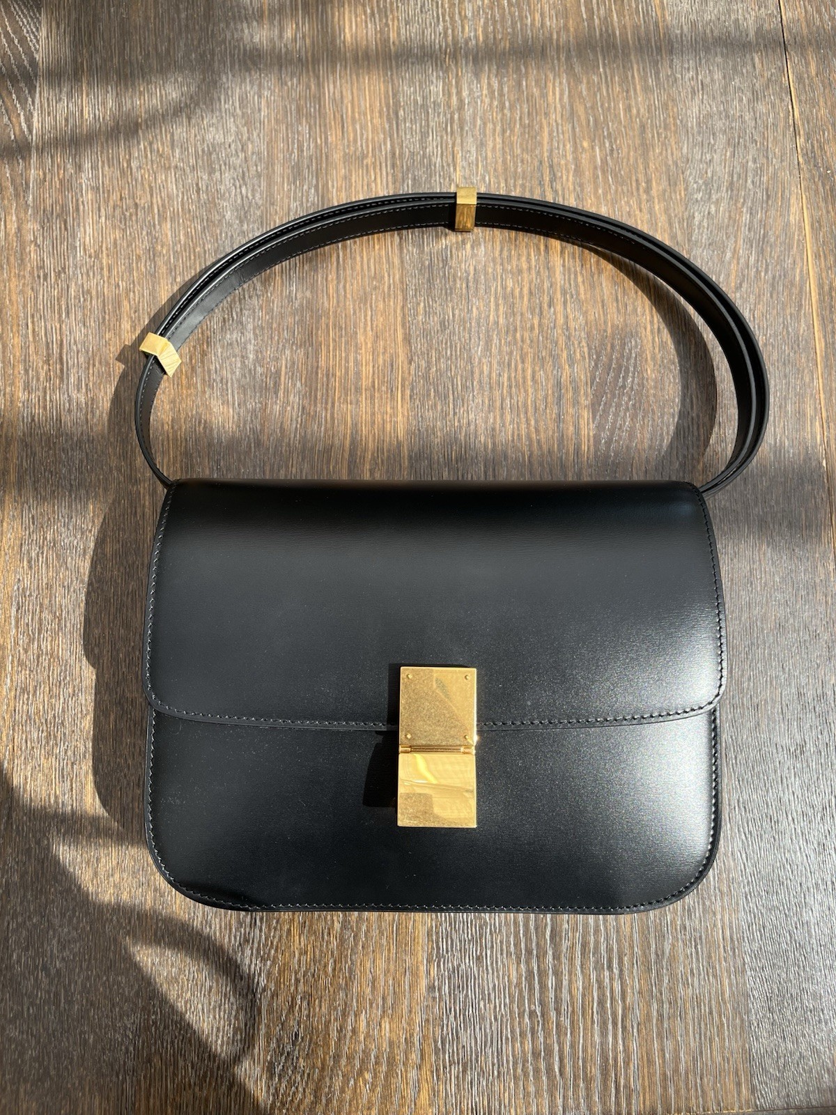 Celine Classic Box Bag Medium Black - With Receipt