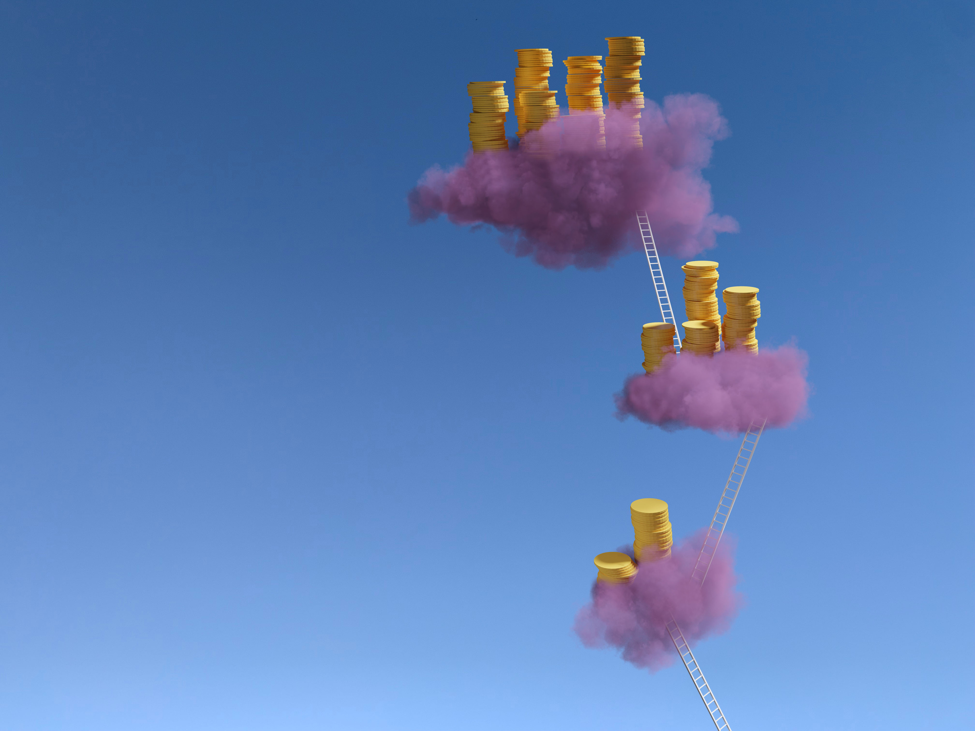 cryptocurrency in the clouds