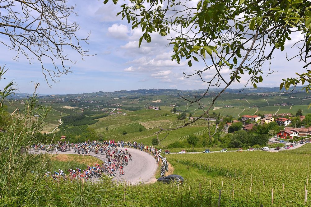 Scenery along the route of stage 18 at the Giro d'Italia
