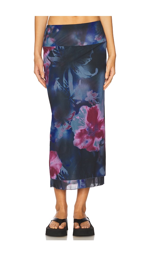 Sunset Mesh Maxi Skirt