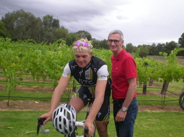 Allan Peiper relies on Bert Grabsch for team work at the Santos Tour Down Under.