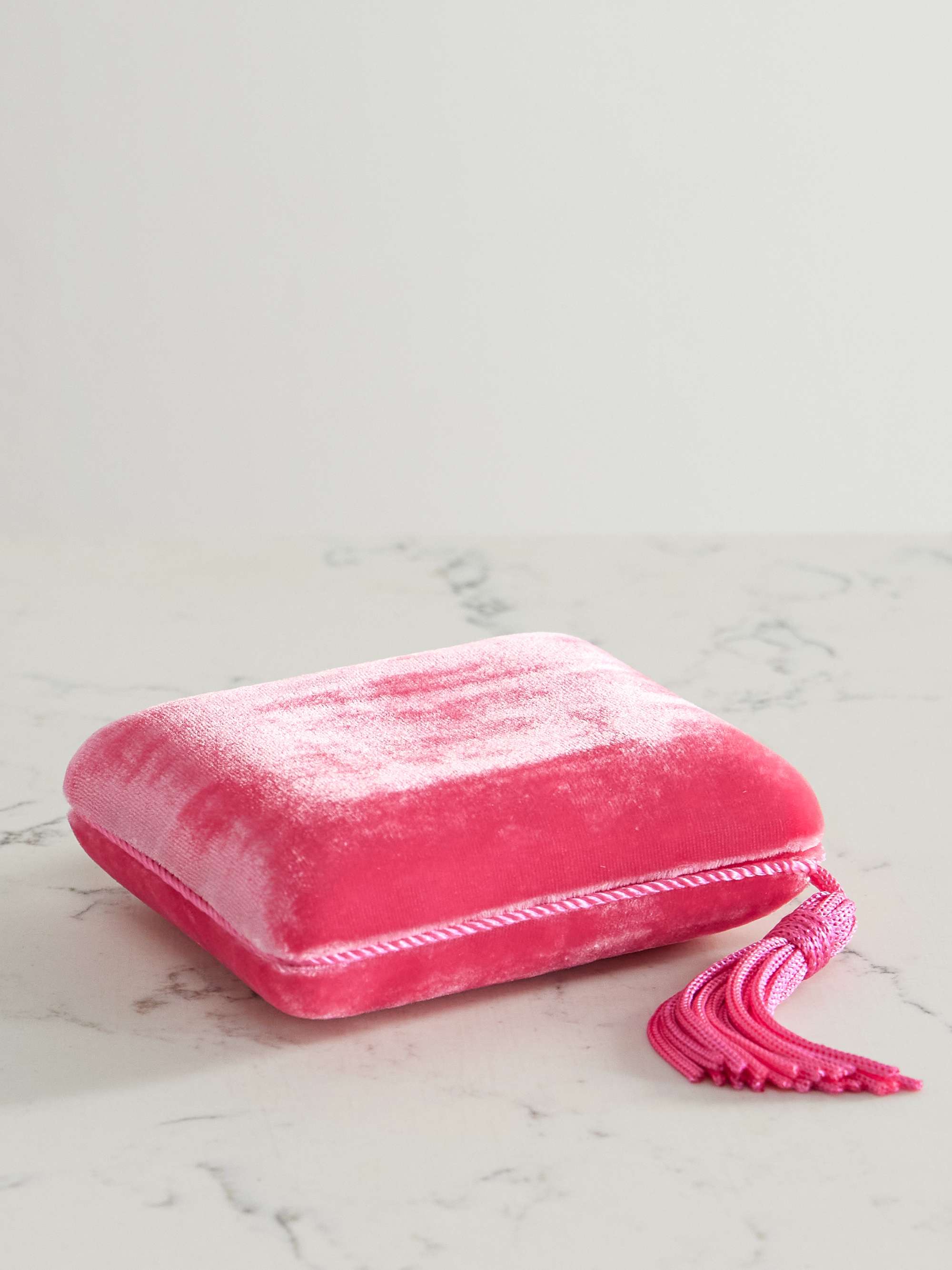 Tasseled Velvet Jewelry Box