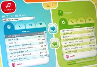 The software interface to transfer music is simple enough for kids and parents.