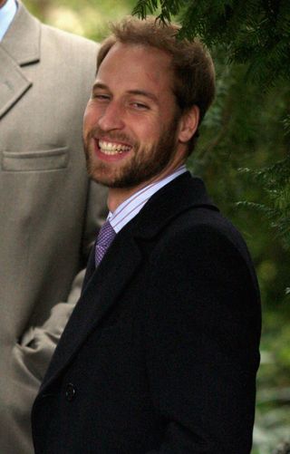 Prince William with a full beard