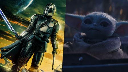 Mandalorian season 3 with Grogu and Din Djarin