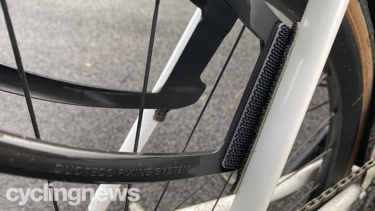 Closeup of Crud Road Racer Mk3 mudguards