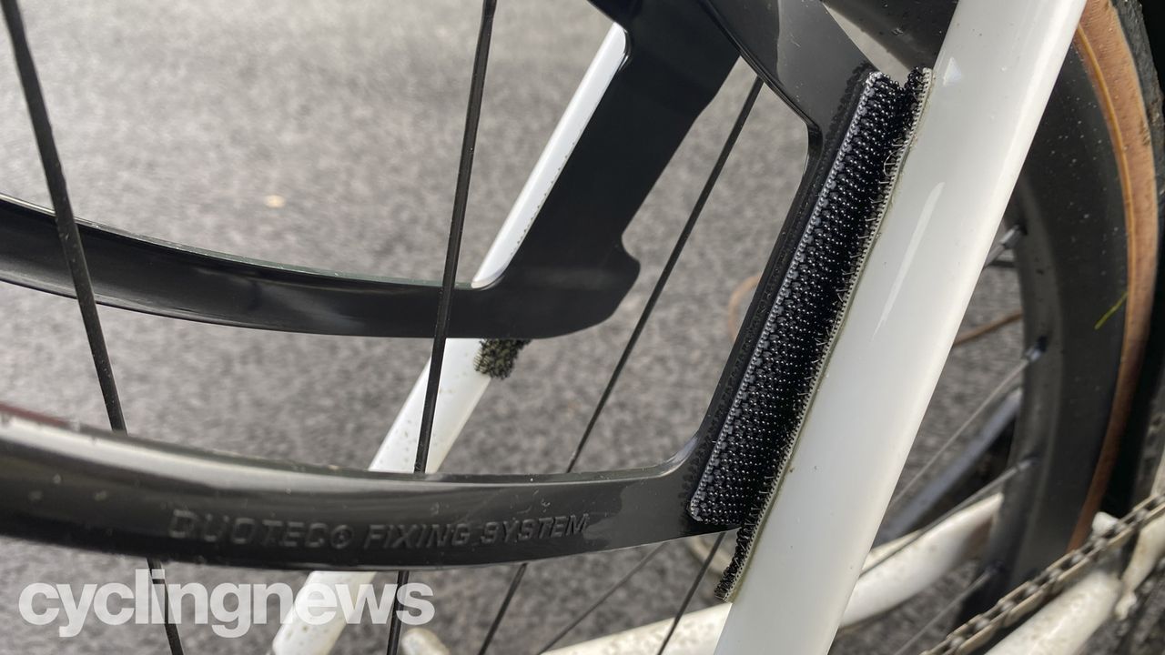 Closeup of Crud Road Racer Mk3 mudguards
