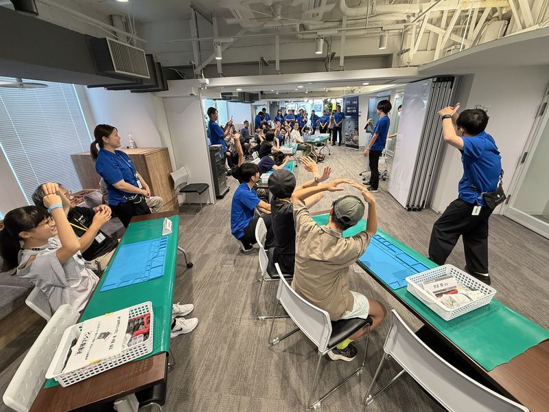 A picture from the Dell Technologies' quiz competition during the event