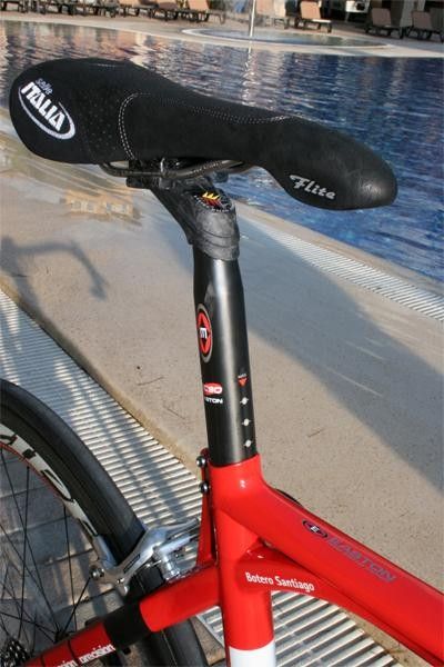 Another view of the patented seat cluster