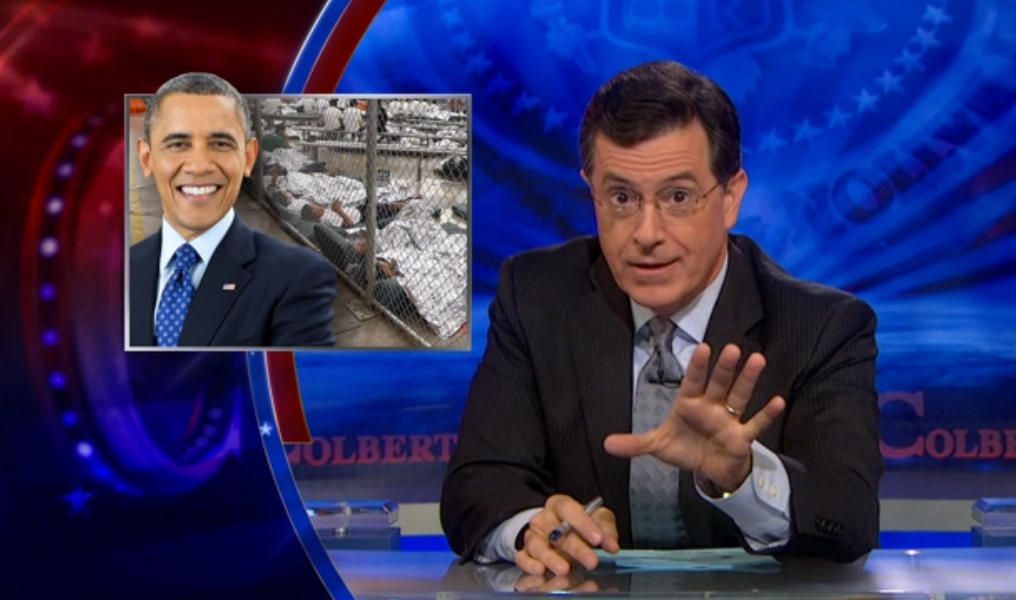 Stephen Colbert explains the wave of Latino child immigrants hitting America