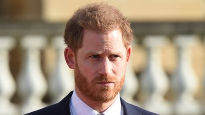 Prince Harry, Duke of Sussex, the Patron of the Rugby Football League hosts the Rugby League World Cup 2021 draws at Buckingham Palace on January 16, 2020 in London, England.