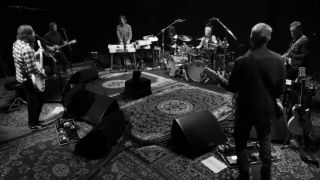 Foo Fighters performing with new drummer Josh Freese at Studio 606