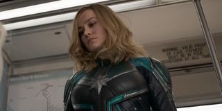 Carol Danvers on the subway