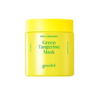 Goodal Green Tangerine Vita C Radiance Mask 110 g – aufhellende und feuchtigkeitsspendende Reinigungsmaske mit grüner Mandarine und Vitamin C, belebt stumpfe Haut, verbessert die Textur