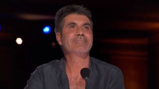 Simon Cowell judging act on America's Got Talent