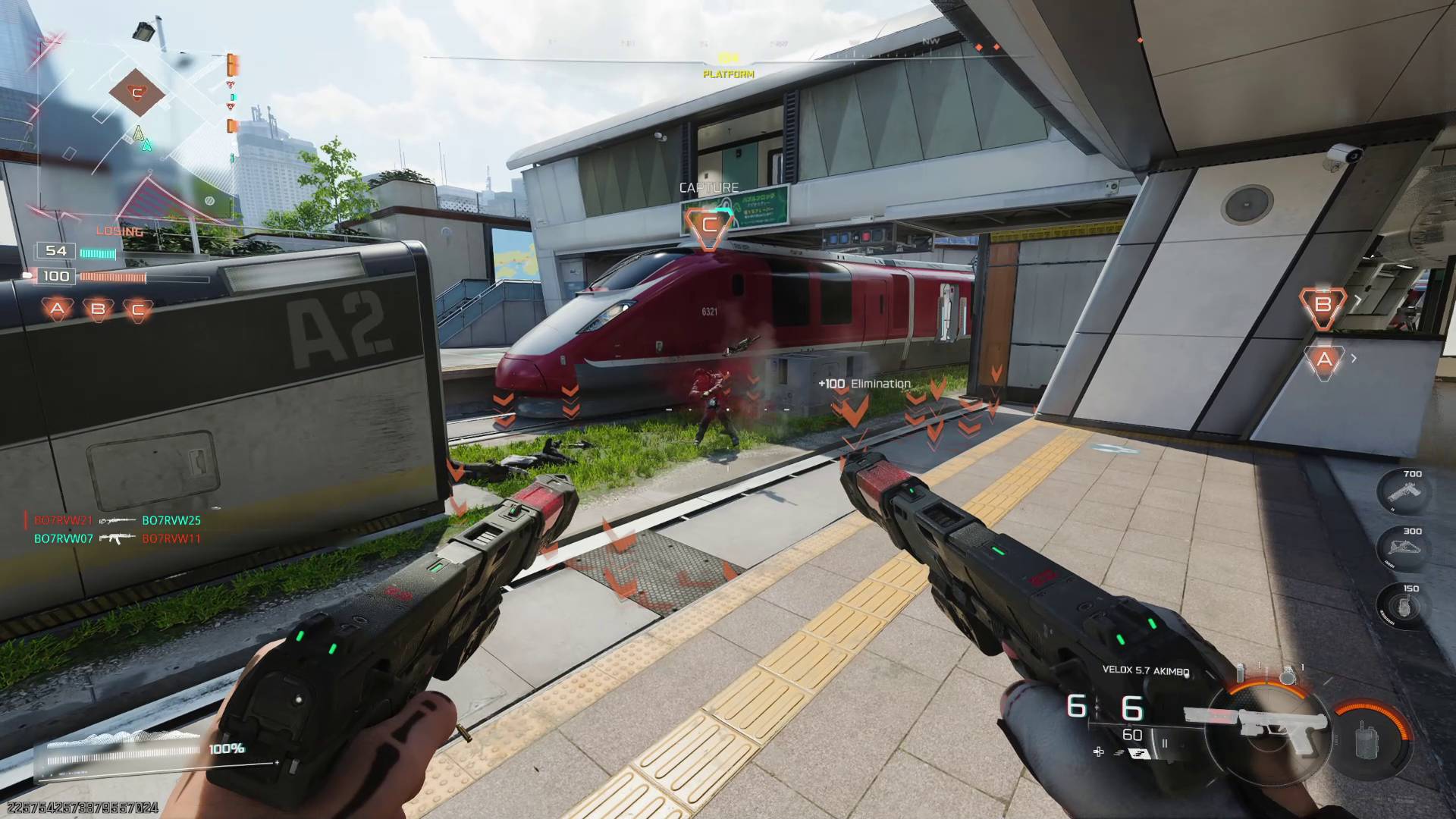 Call of Duty Black Ops 7 shooting enemy in domination on Express