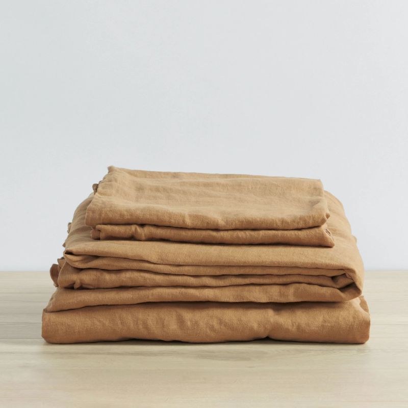 sand colored sheet set