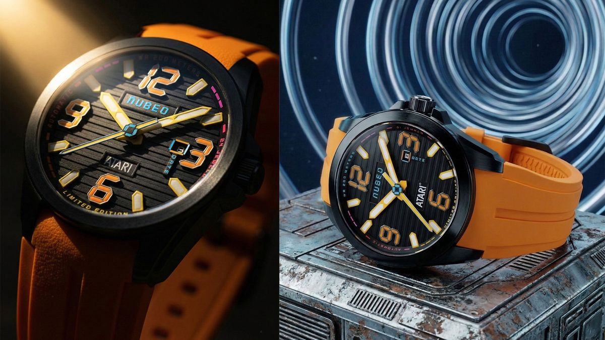 Nubeo Torrent Automatic Atari Rainbow Limited Edition timepieces