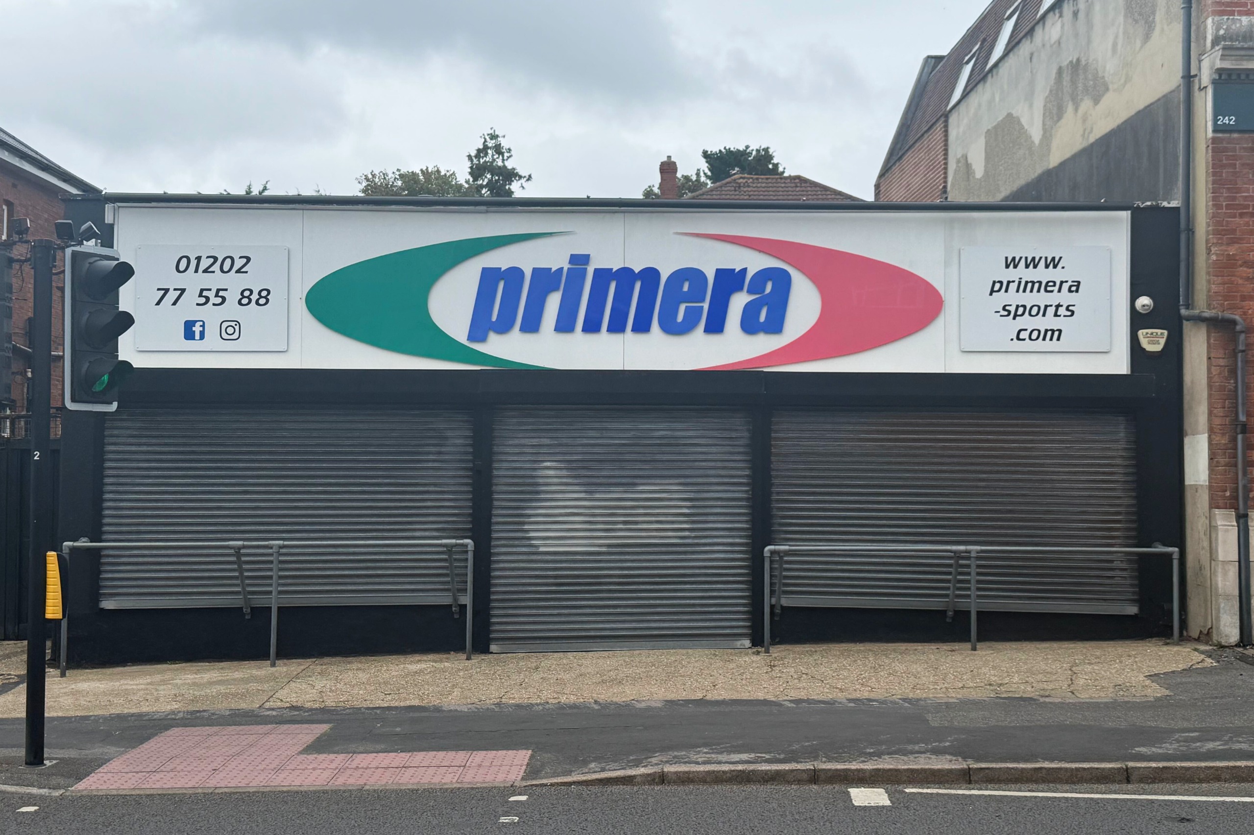 The shop frontage of Primera in Bournemouth