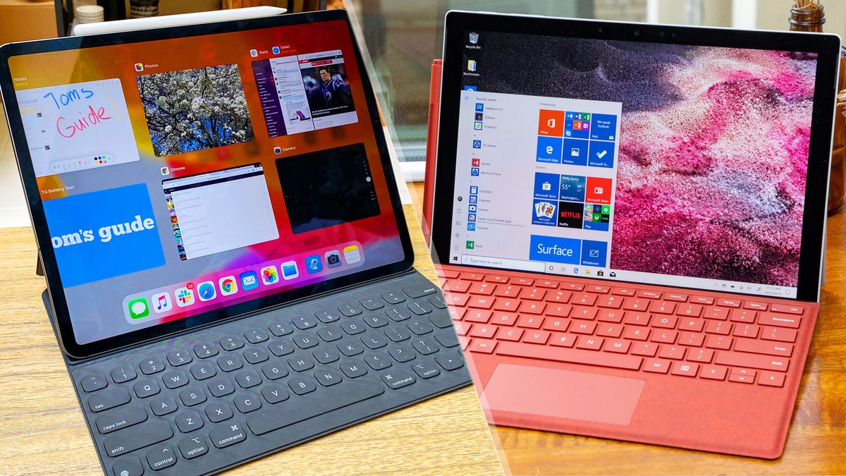 iPad Pro vs Surface Pro 7: Which laptop replacement is better? | Tom's Guide