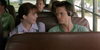 Mandy Moore and Shane West as Jamie and Landon in A Walk to Remember