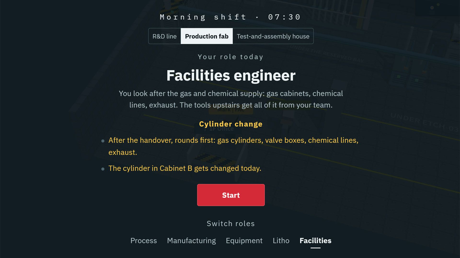 Fab24hr wafer fab engineering game