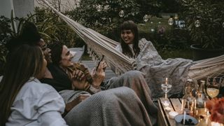 reasons you need a hammock: garden party