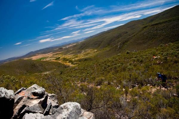 The scenery during stage 3 of the Cape Pioneer Trek