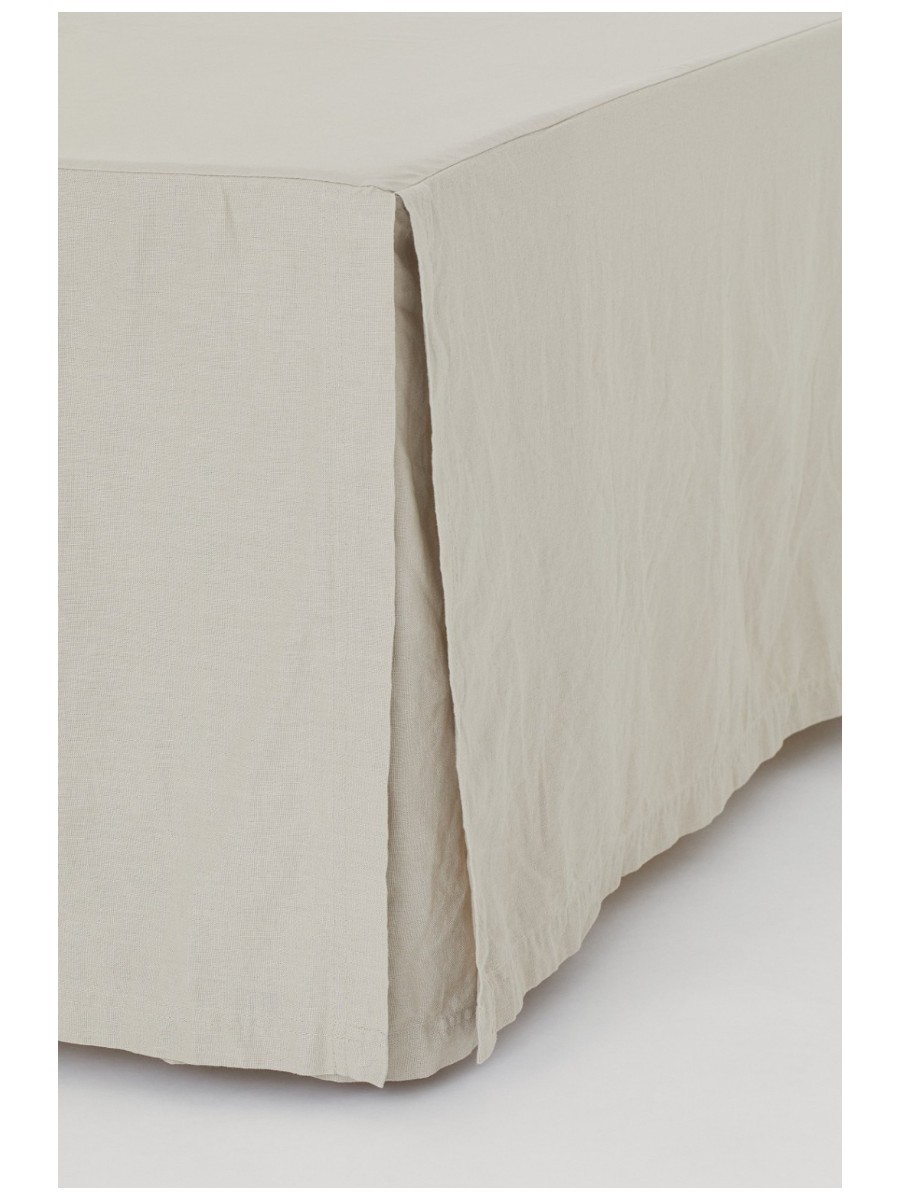 BRAND, Linen Bed Skirt