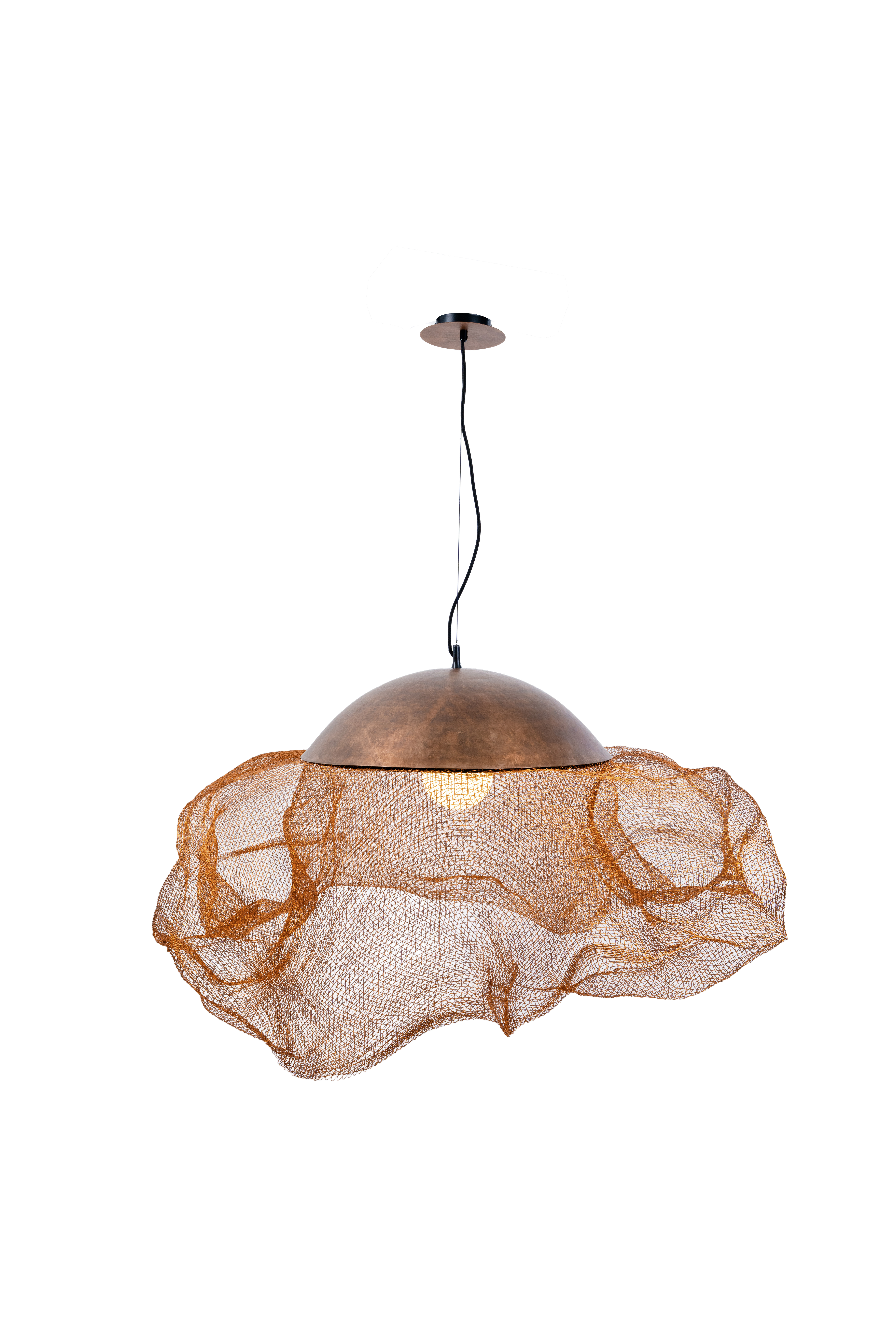 Pendant light with mesh shade