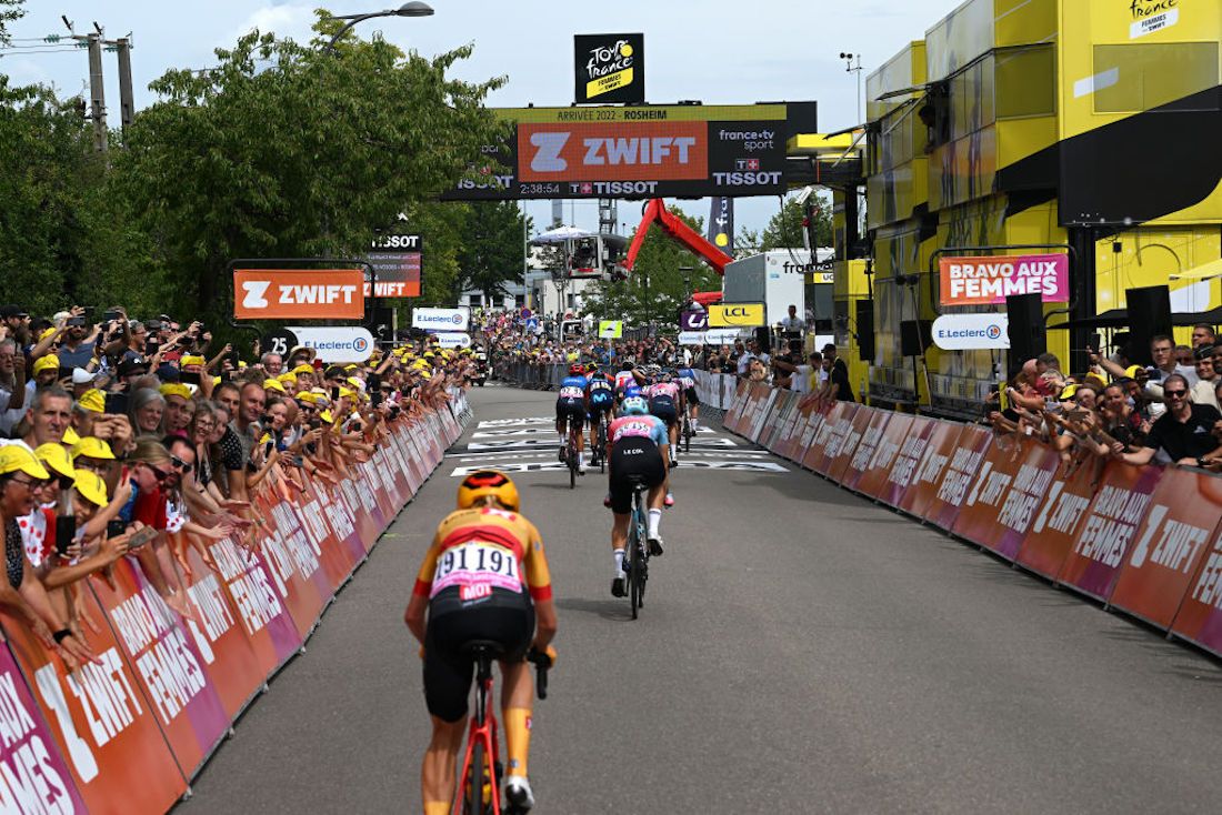 Sponsoring the Tour de France Femmes what’s in it for Zwift? Cycling