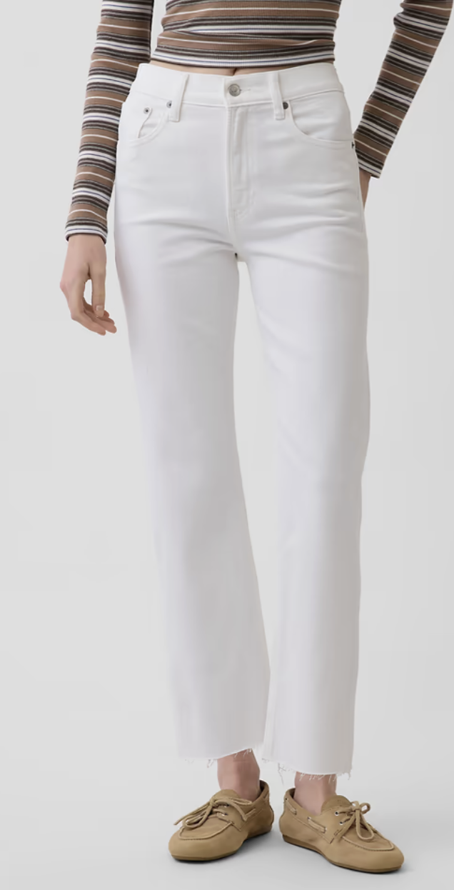 Gap, High Rise &amp;rsquo;90s Slim Straight Crop Jeans