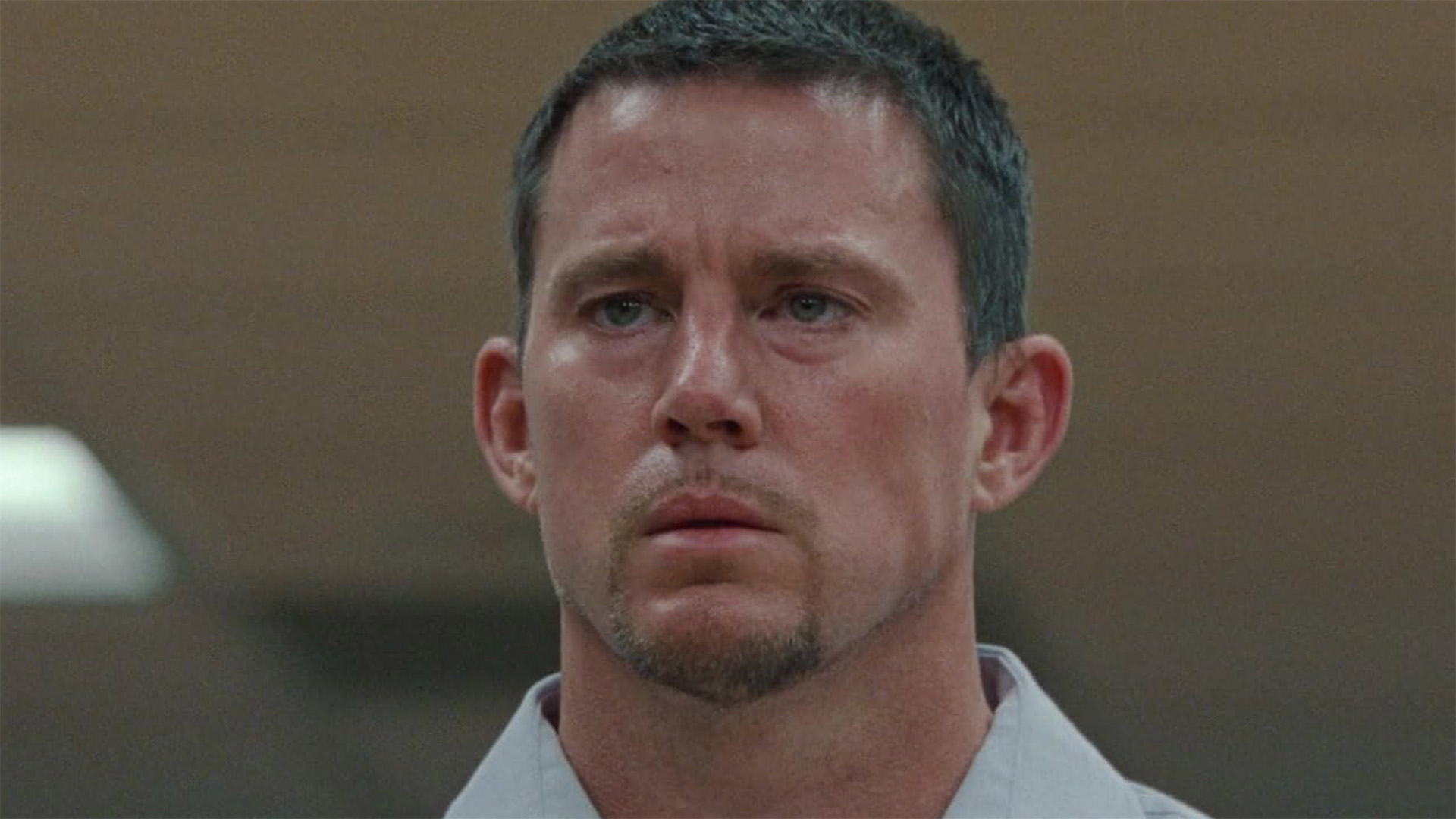 Channing Tatum as Jeffrey Manchester in Roofman.