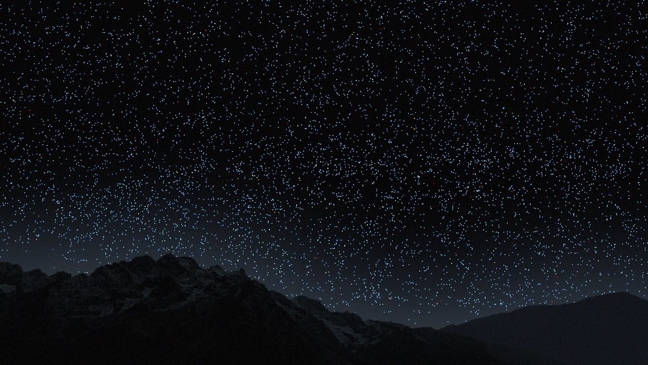 Quasars are the main light source beyond 8.5 billion years.