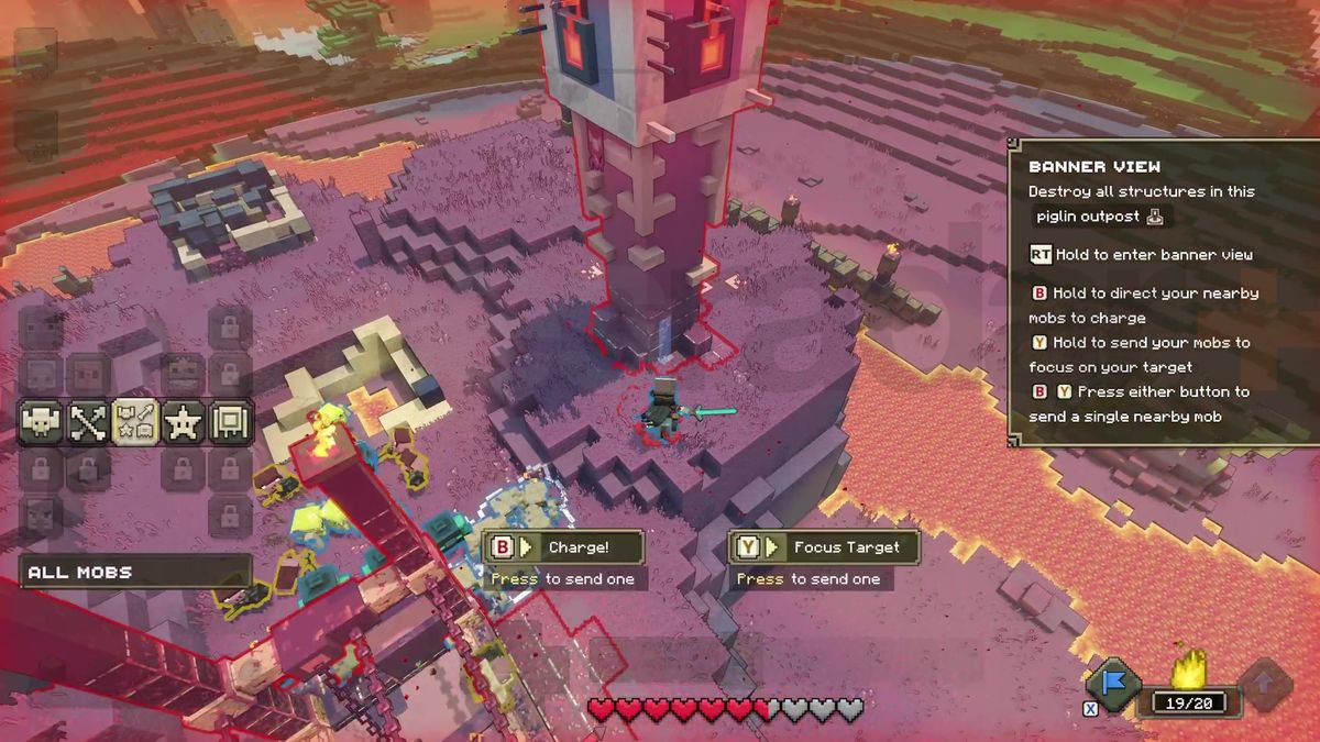 How to control mobs in Minecraft Legends | GamesRadar+