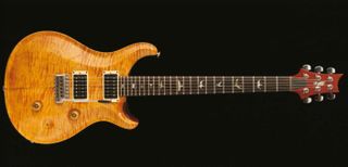 Custom 24 Prototype (1984): Featured in the first brochure and finished in Vintage Yellow, this is the guitar Paul used to take all his orders to secure investors when starting PRS.