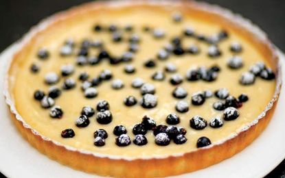 Tana Ramsay's lemon tart with blackcurrants | Dessert Recipes | GoodTo