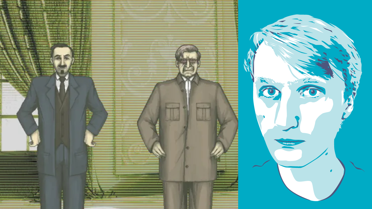 A War of a Madman's Making composite with headshot of PC Gamer writer Joshua Wolens