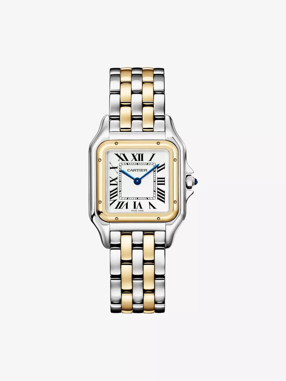 Crw2pn0019 Panth&amp;egrave;re De Cartier Small 18ct Yellow-Gold and Steel Quartz Watch