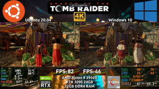 Shadow of the Tomb Raider Feral Interactive Vulkan Vs Native DX11