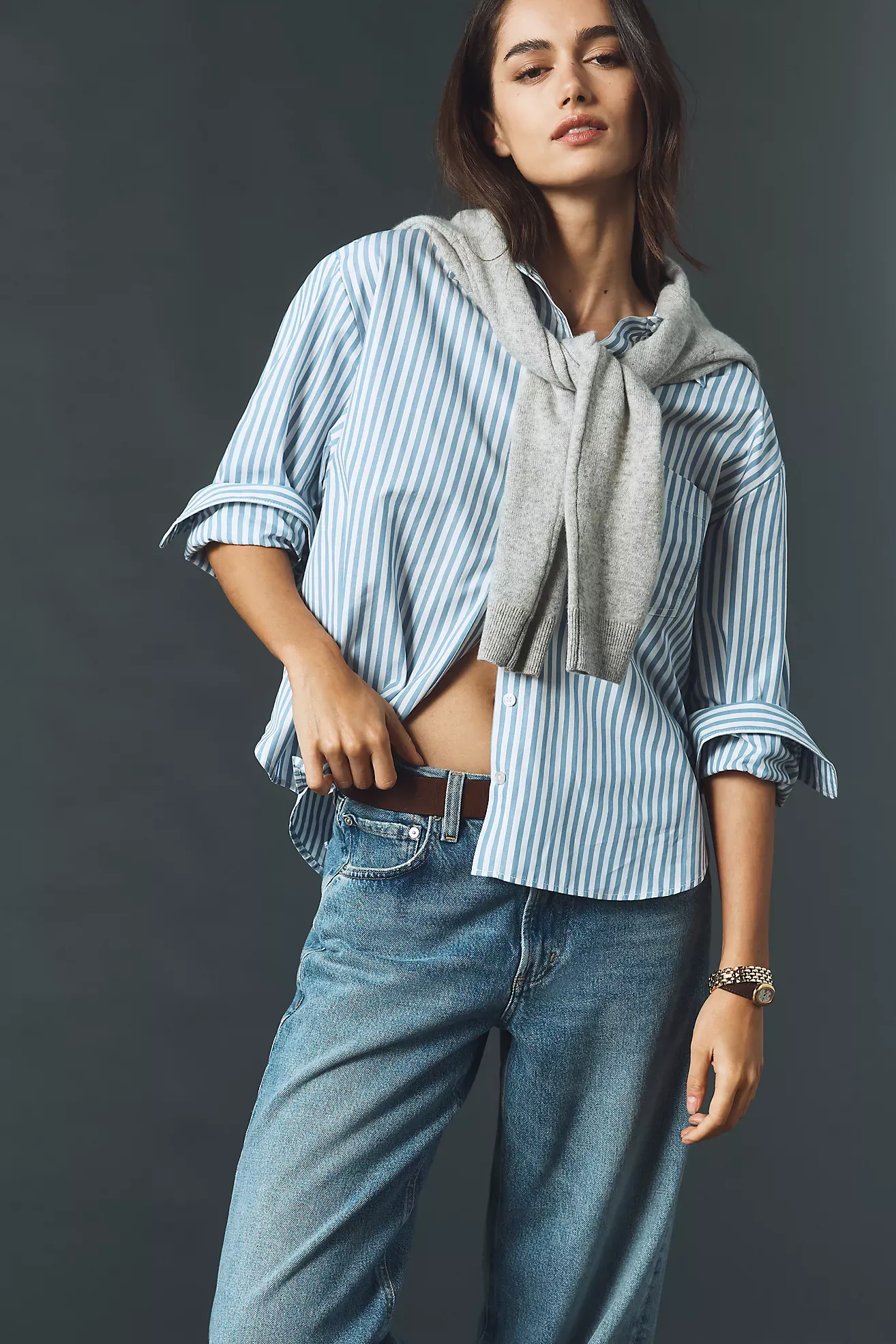 The Shrunken Bennet Buttondown Shirt by Maeve