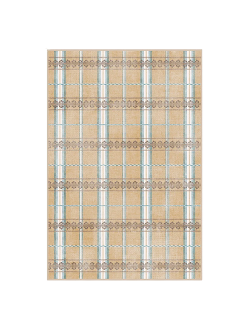 Hanover Check Natural Rug, 4'x 6'