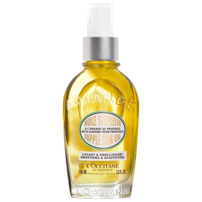 Smooth and tighten almond body oil for supple skin